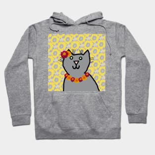 Marigold the Floral Cat Hoodie